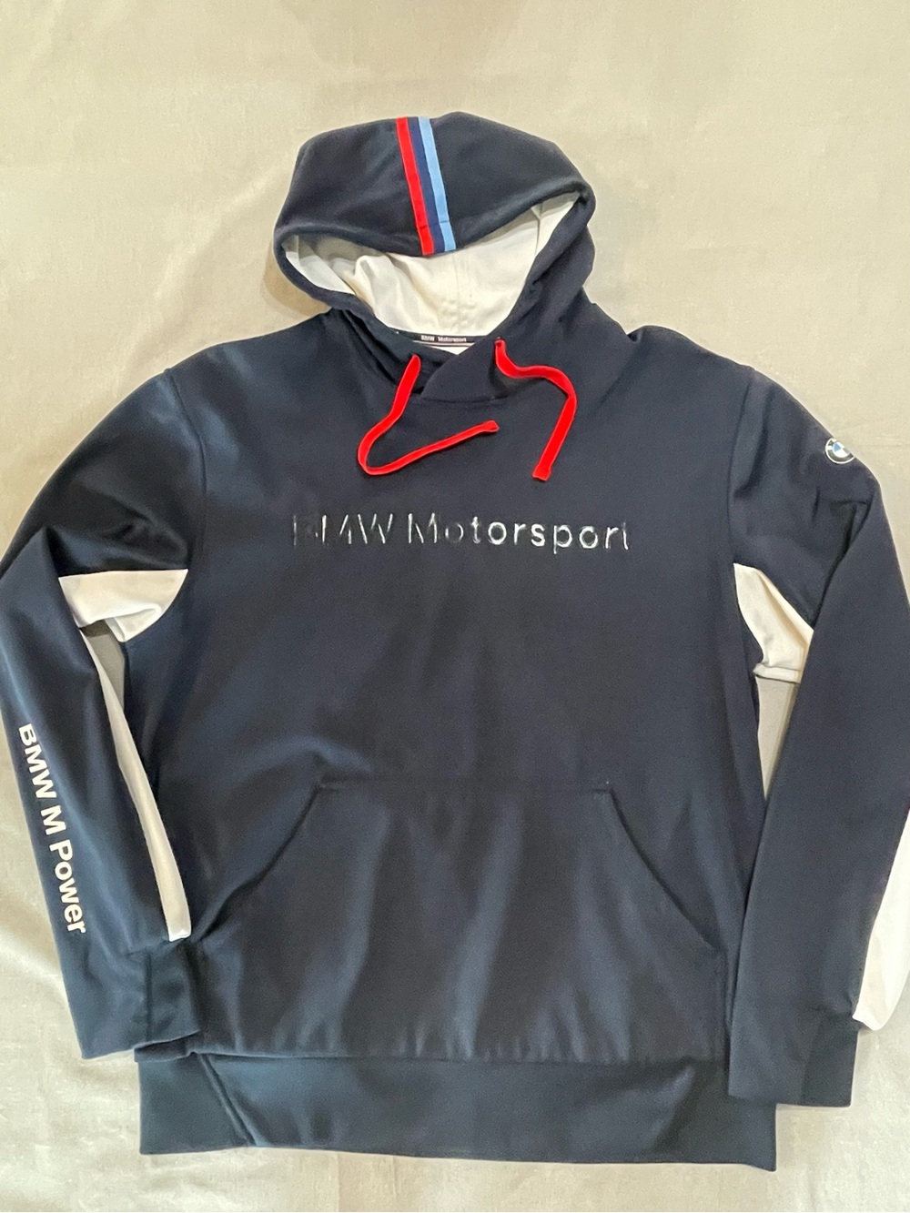 BMW | Official Motorsport Softshell Pullover Hoodie Jacket | L